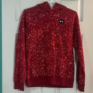 Under Armour Kids Red Speckled Sweater